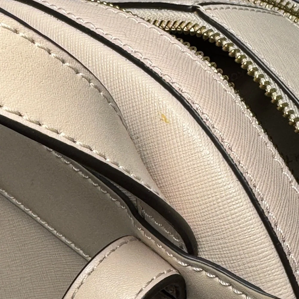 Michael Kors Rhea Zip Blush Perforated Logo Backpack - Picture 11 of 12